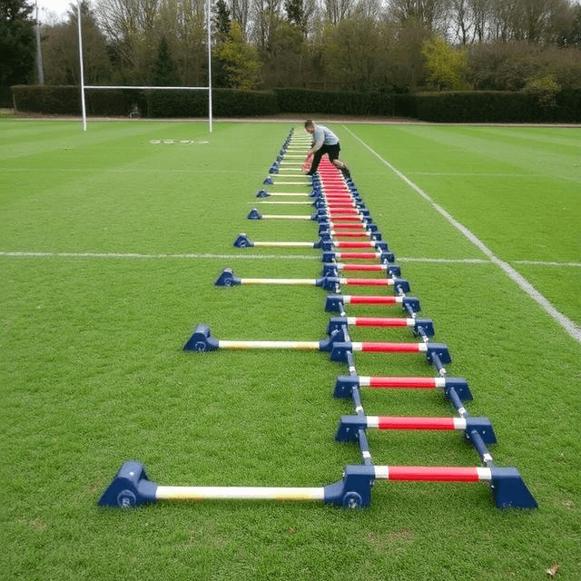 Football agility ladders